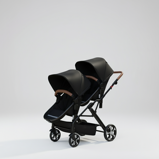 Poussette double 3 en 1