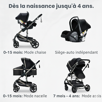 Poussette 3 en 1