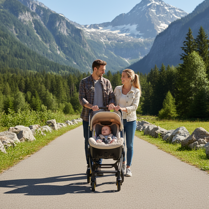 Poussette légère 3 en 1