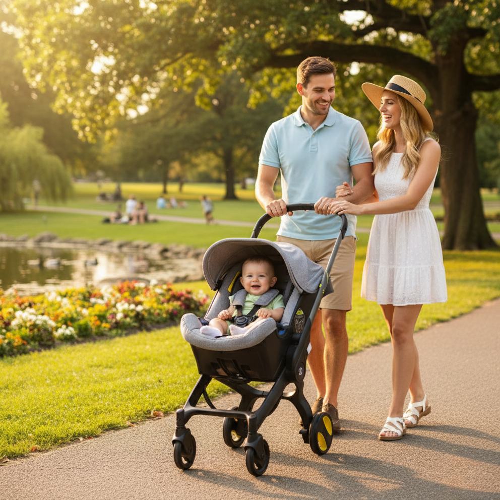 Poussette légère 3 en 1